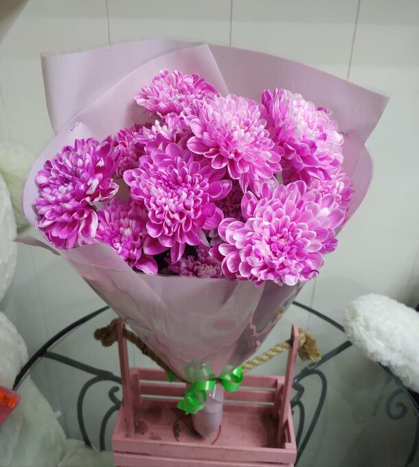 Нежная хризантема, артикул F1238330 - 1997 рублей, доставка по городу. Flawery - доставка цветов