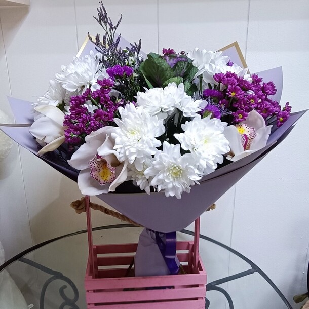 Фиолетовый снег, артикул F1239441 - 7454 рублей, доставка по городу. Flawery - доставка цветов