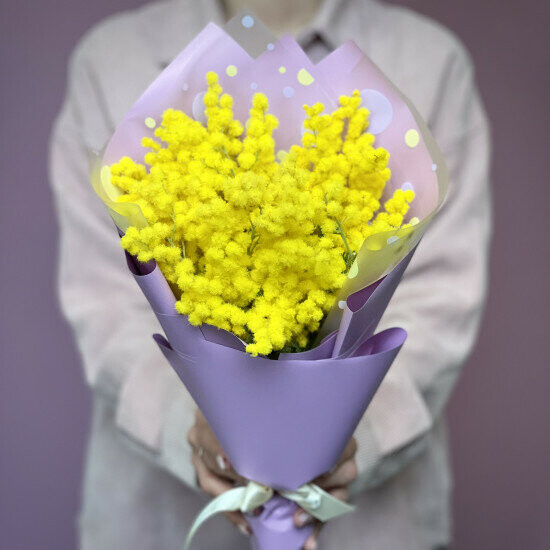 Букет из мимозы, артикул F1260512 - 2420 рублей, доставка по городу. Flawery - доставка цветов