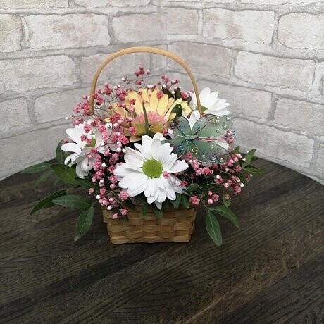 Корзина с цветами, артикул F1326532 - 2541 рублей, доставка по городу. Flawery - доставка цветов