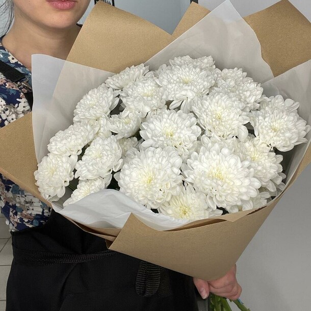 Облако хризантем, артикул F1349987 - 2818 рублей, доставка по городу. Flawery - доставка цветов