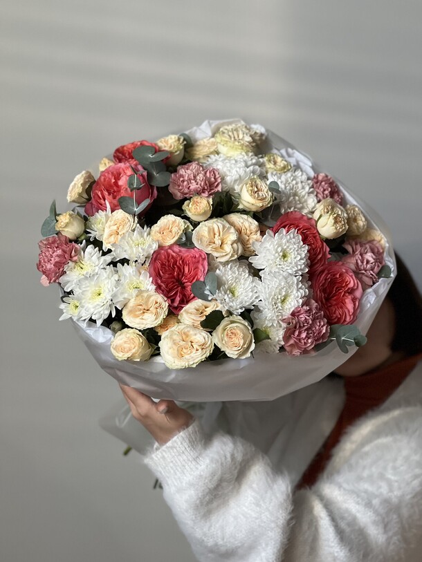 Пионовидный шик❤️😍, артикул F1241675 - 10550 рублей, доставка по городу. Flawery - доставка цветов