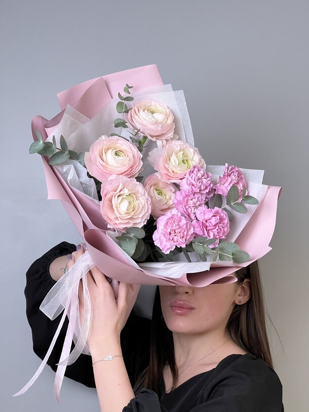 Розовая нежность, артикул F1250515 - 5269 рублей, доставка по городу. Flawery - доставка цветов