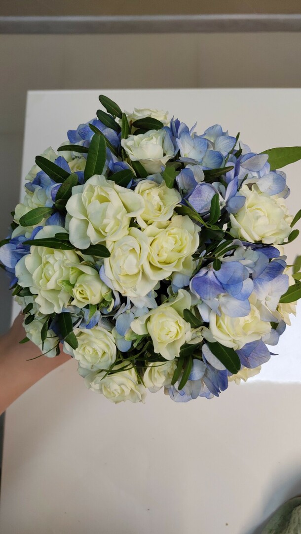 Свадебный букет невесты, артикул F1197120 - 7150 рублей, доставка по городу. Flawery - доставка цветов