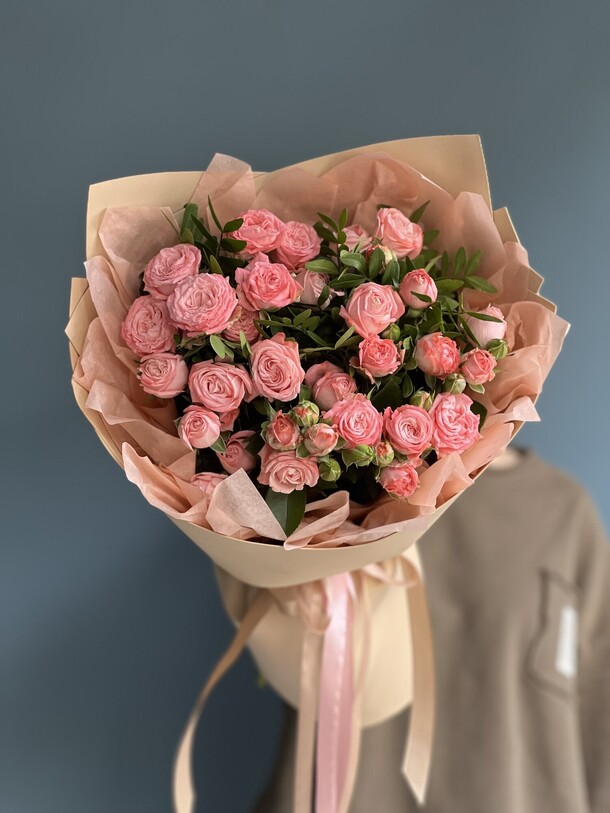 Пионовидное сияние, артикул F1214310 - 5600 рублей, доставка по городу. Flawery - доставка цветов