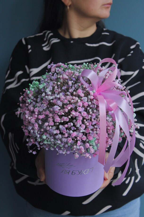 Гипсофила в коробке, артикул F1224712 - 2850 рублей, доставка по городу. Flawery - доставка цветов