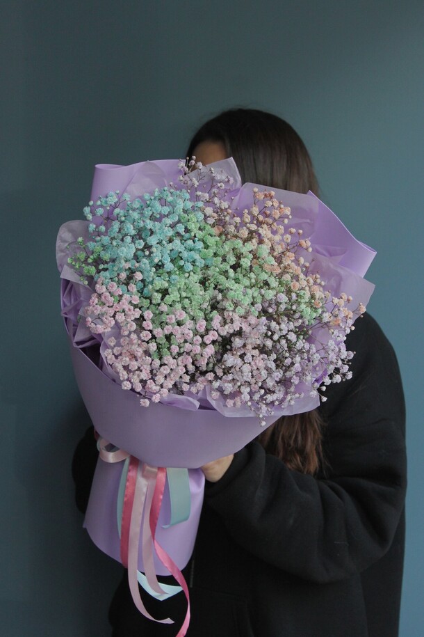 Гипсофила радужная, артикул F1232209 - 2695 рублей, доставка по городу. Flawery - доставка цветов