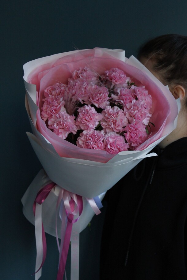 Диантусы, артикул F1378793 - 4400 рублей, доставка по городу. Flawery - доставка цветов