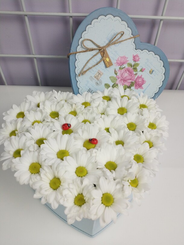 Ромашковая полянка, артикул F1230283 - 1955 рублей, доставка по городу. Flawery - доставка цветов