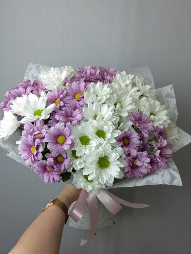Хризантема ромашковая, артикул F1394589 - 4300 рублей, доставка по городу. Flawery - доставка цветов