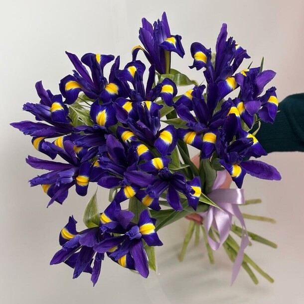 Ирисы 15, артикул F1410885 - 3280 рублей, доставка по городу. Flawery - доставка цветов