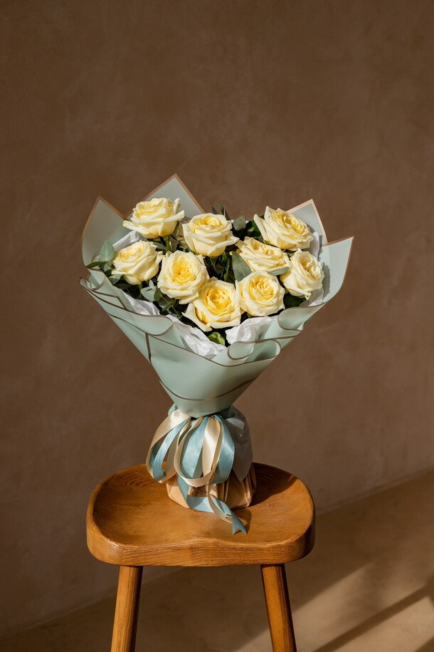 Букет с пионовидной розой, артикул F1227091 - 8199 рублей, доставка по городу. Flawery - доставка цветов