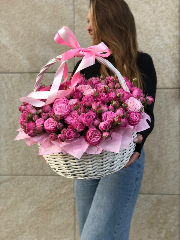 Корзина, артикул F1409251 - 21000 рублей, доставка по городу. Flawery - доставка цветов