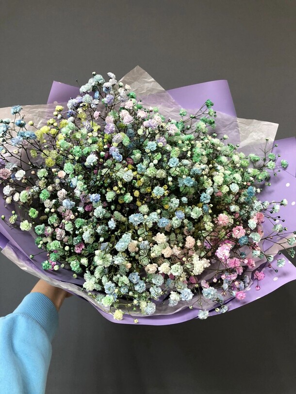 Воздушный букет из гипсофилы, артикул F1226319 - 2200 рублей, доставка по городу. Flawery - доставка цветов