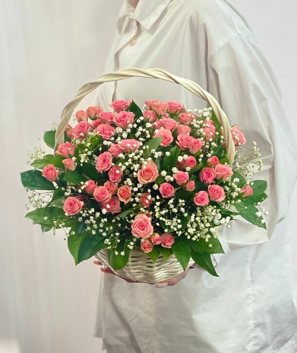 Розовый сад, артикул F1190197 - 21003 рублей, доставка по городу. Flawery - доставка цветов