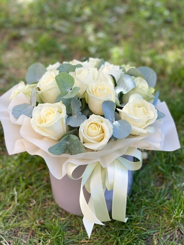 Композиция " нежная элегия", артикул F1191133 - 8634 рублей, доставка по городу. Flawery - доставка цветов