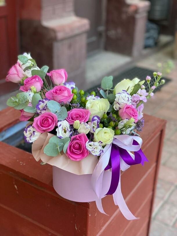 Композиция "мысли о тебе", артикул F1191226 - 14623 рублей, доставка по городу. Flawery - доставка цветов