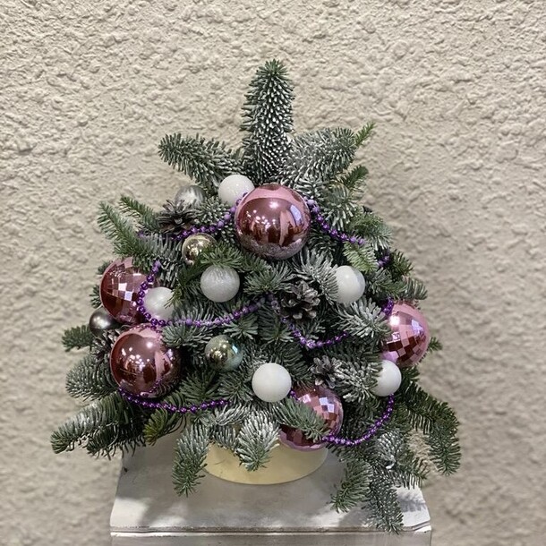 Ёлочка в розовом, артикул F1233042 - 3900 рублей, доставка по городу. Flawery - доставка цветов