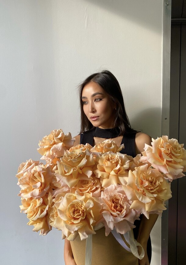 Персиковая мелодия, артикул F1234506 - 21945 рублей, доставка по городу. Flawery - доставка цветов