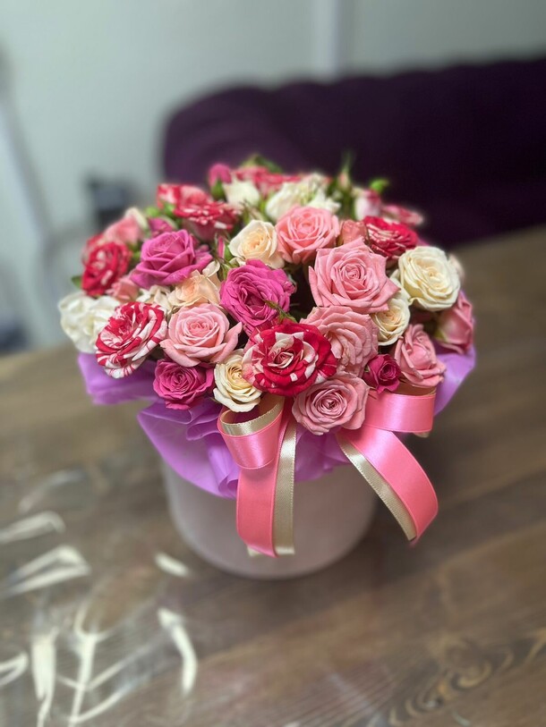 Мисс пинк, артикул F1243476 - 10093 рублей, доставка по городу. Flawery - доставка цветов