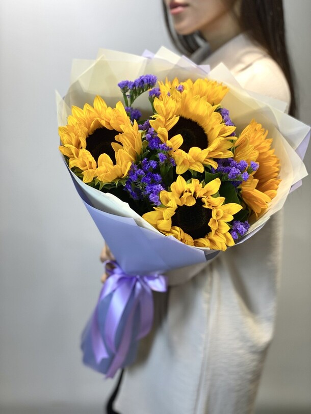 Фиолетовый рассвет, артикул F1244170 - 9103 рублей, доставка по городу. Flawery - доставка цветов