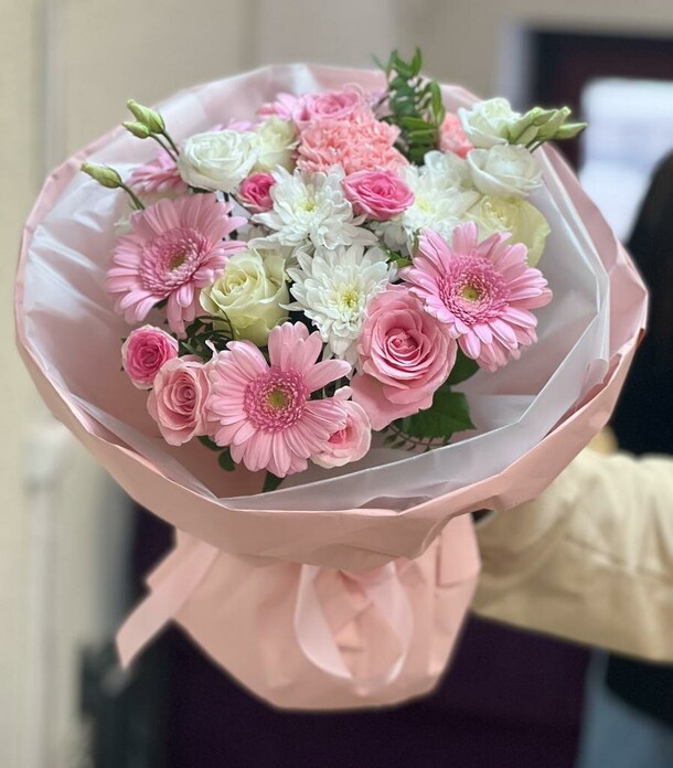 Розовые мечты, артикул F1245281 - 12440 рублей, доставка по городу. Flawery - доставка цветов