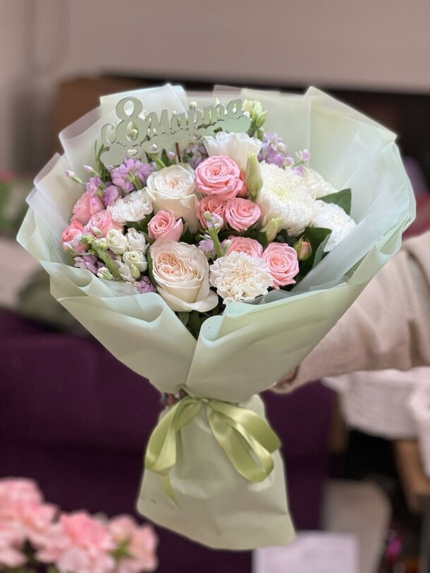 Букетик мята, артикул F1274432 - 12225 рублей, доставка по городу. Flawery - доставка цветов