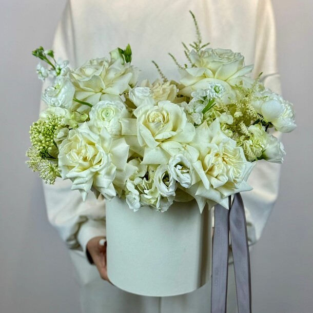 Белая нежность, артикул F1314532 - 28872 рублей, доставка по городу. Flawery - доставка цветов