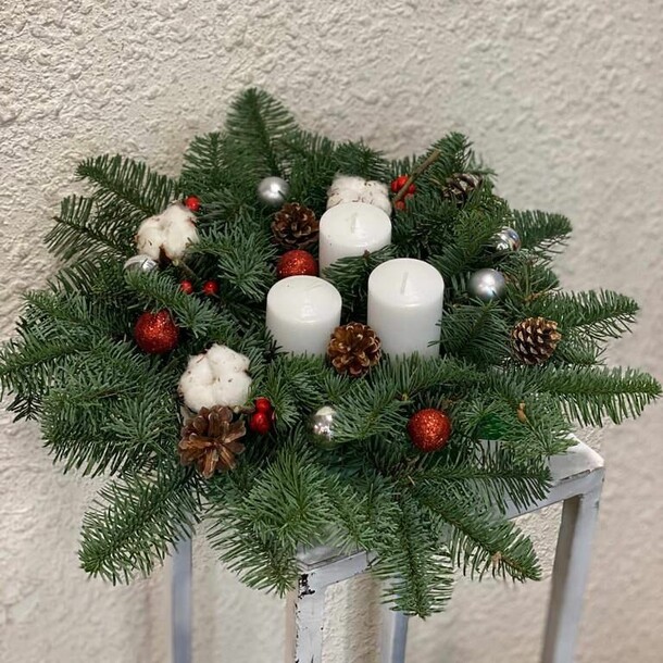 Новогодний сувенир, артикул F1348950 - 6243 рублей, доставка по городу. Flawery - доставка цветов