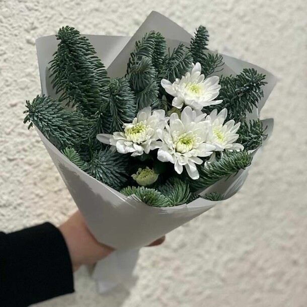 Букет снежинка, артикул F1349165 - 4573 рублей, доставка по городу. Flawery - доставка цветов
