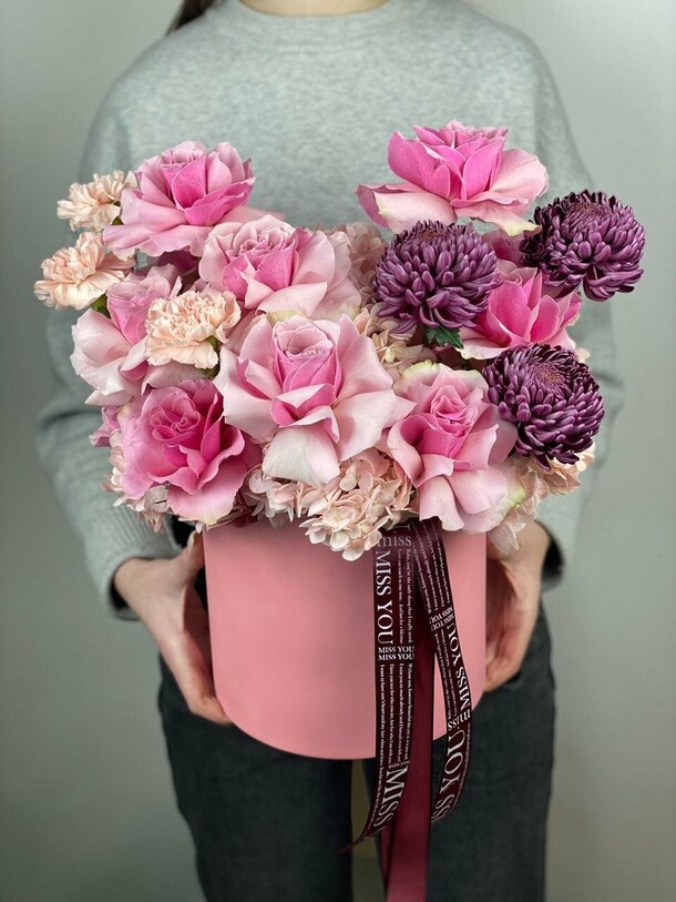 Композиция "розовый фламинго", артикул F1407765 - 7865 рублей, доставка по городу. Flawery - доставка цветов