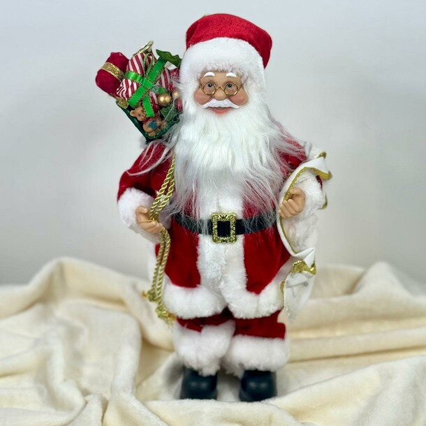 Игрушка "дед мороз" №6, артикул F1498901 - 6150 рублей, доставка по городу. Flawery - доставка цветов
