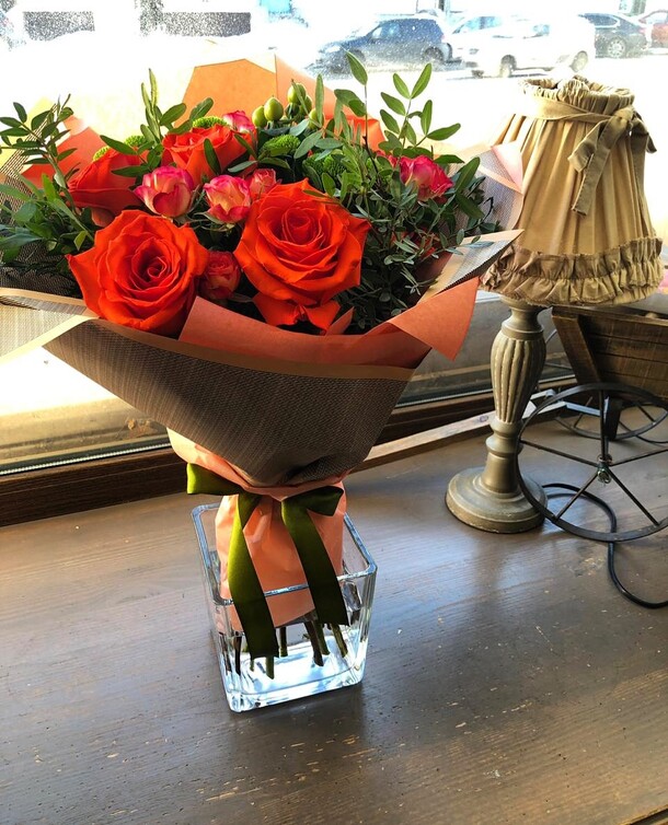 Оранжевый восход, артикул F38772 - 18297 рублей, доставка по городу. Flawery - доставка цветов