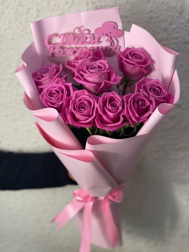 Малиновая розочка, артикул F40119 - 4508 рублей, доставка по городу. Flawery - доставка цветов