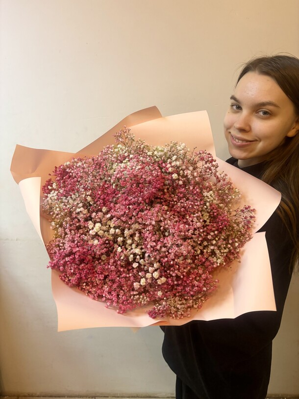 Облако розовой гипсофилы, артикул F1393431 - 5000 рублей, доставка по городу. Flawery - доставка цветов