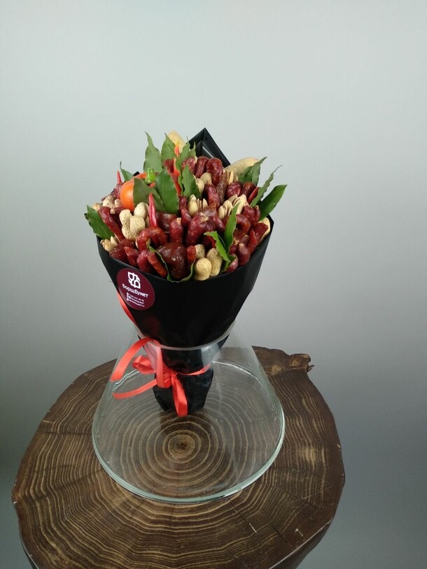 Мясной букет, артикул F1216514 - 3000 рублей, доставка по городу. Flawery - доставка цветов