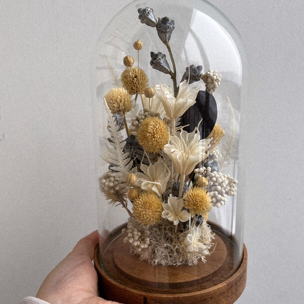 Клош «белые ночи», артикул F1249275 - 3800 рублей, доставка по городу. Flawery - доставка цветов