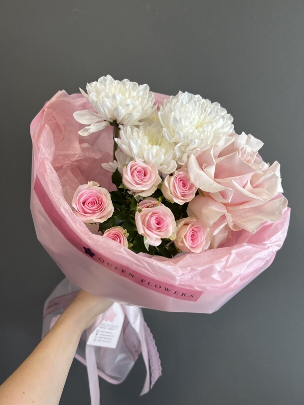 Нежный микс, артикул F1201907 - 2066 рублей, доставка по городу. Flawery - доставка цветов