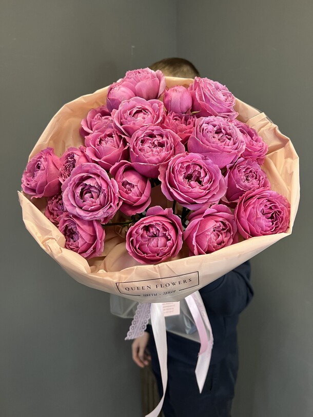 Пионовидные розы, артикул F1320820 - 4545 рублей, доставка по городу. Flawery - доставка цветов