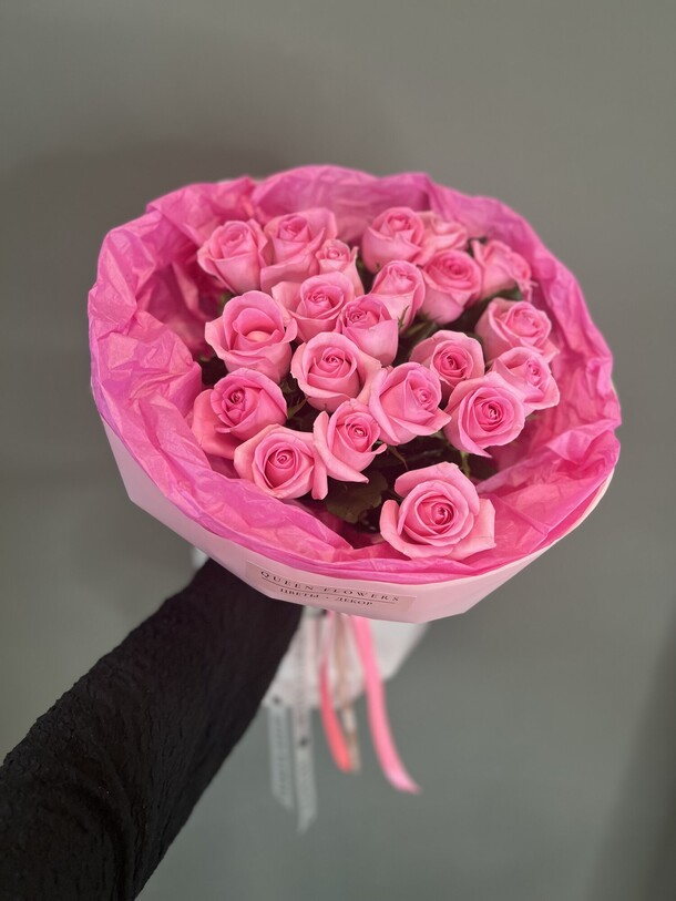 Моно букет из классической розы, артикул F1330482 - 3719 рублей, доставка по городу. Flawery - доставка цветов