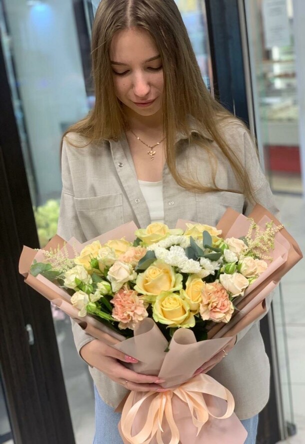 Неженка, артикул F1290109 - 6000 рублей, доставка по городу. Flawery - доставка цветов