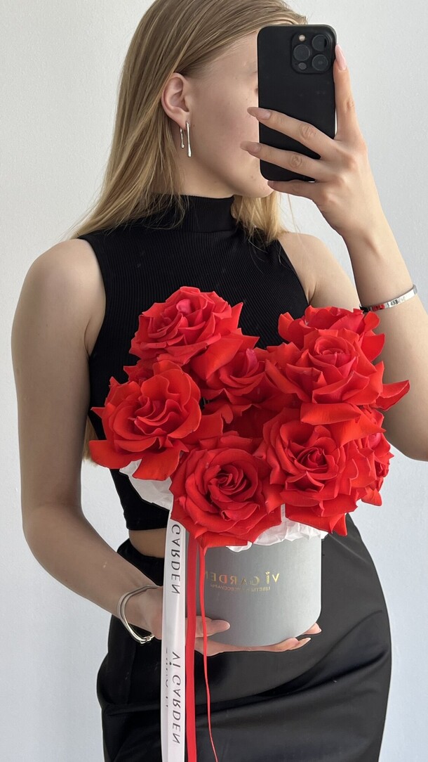 Бокс «нина» 11, артикул F1421845 - 6500 рублей, доставка по городу. Flawery - доставка цветов