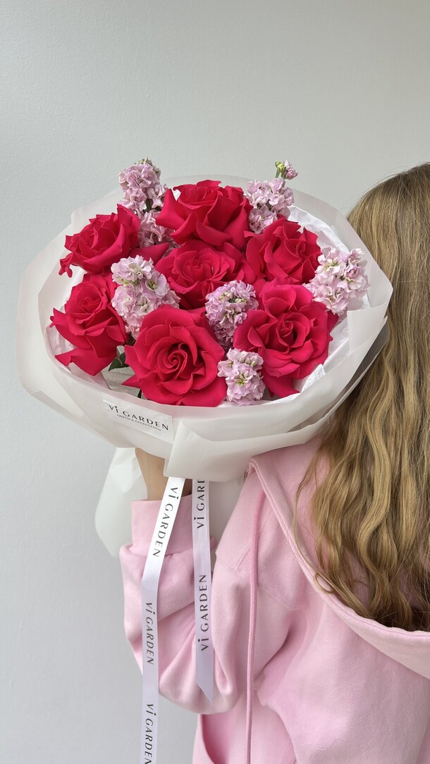 Букет «пинк флойд», артикул F1428961 - 7700 рублей, доставка по городу. Flawery - доставка цветов