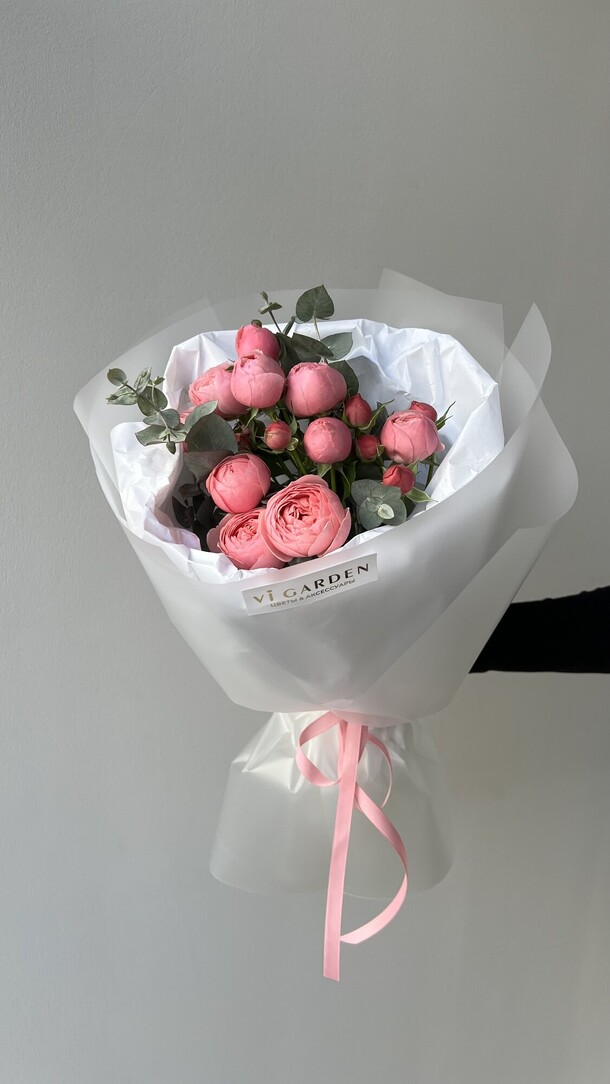 Букет «сильва-эвкалипт», артикул F1432485 - 3800 рублей, доставка по городу. Flawery - доставка цветов