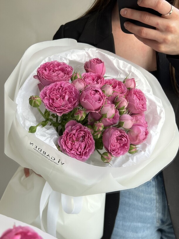 Роза «мисти баблз» 3, артикул F1446253 - 3500 рублей, доставка по городу. Flawery - доставка цветов