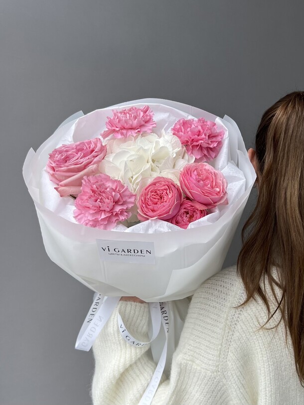 Букет «сад любви», артикул F1451585 - 5200 рублей, доставка по городу. Flawery - доставка цветов