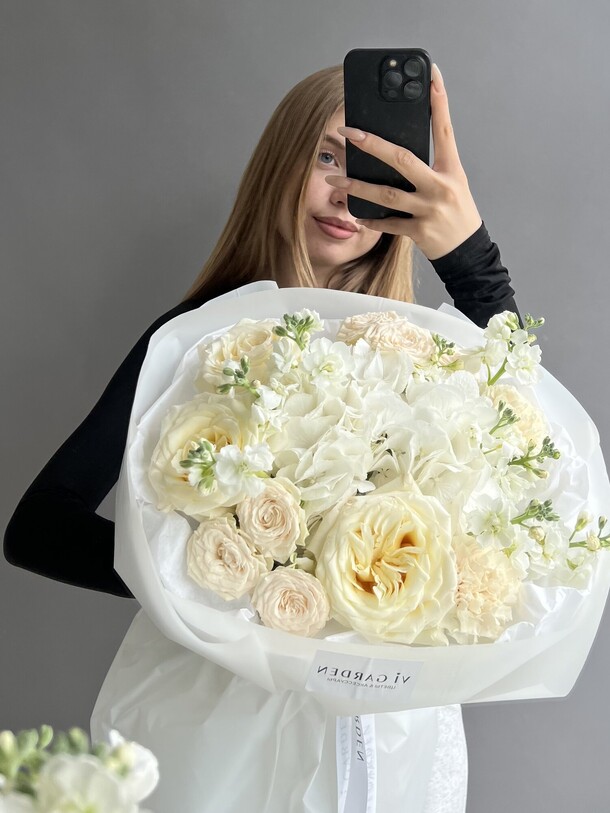 Букет «солнечный сад» размер l, артикул F1451863 - 15300 рублей, доставка по городу. Flawery - доставка цветов