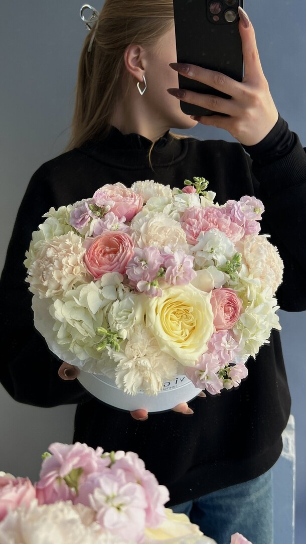 Гарден бокс «нежный сад», артикул F1487748 - 5945 рублей, доставка по городу. Flawery - доставка цветов