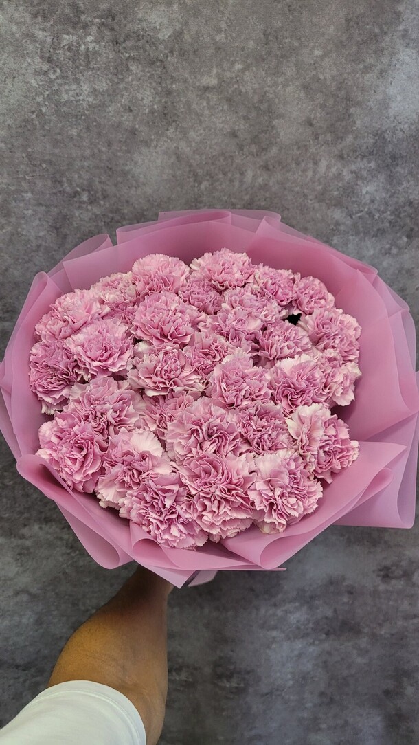 25 розовых диантусов (гвоздик), артикул F1315504 - 6490 рублей, доставка по городу. Flawery - доставка цветов