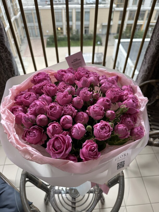 Нежный букет мисти баблз (размер м), артикул F1329288 - 9790 рублей, доставка по городу. Flawery - доставка цветов